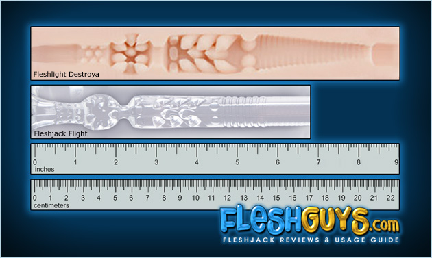 Fleshjack Flight dimensions and canal length